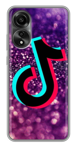 Чехол с печатью "Яркий ТикТок" для OPPO A78 (4G)