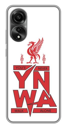 Чехол с печатью "YNWA" для OPPO A78 (4G)