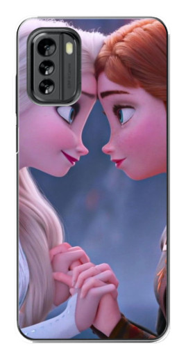 Чехол с печатью "Анна и Ельза" для Nokia G60