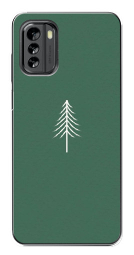 Чехол с принтом "Белая елка" для Nokia G60