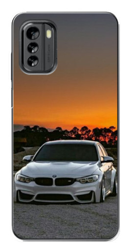 Чехол с печатью "BMW белая" для Nokia G60