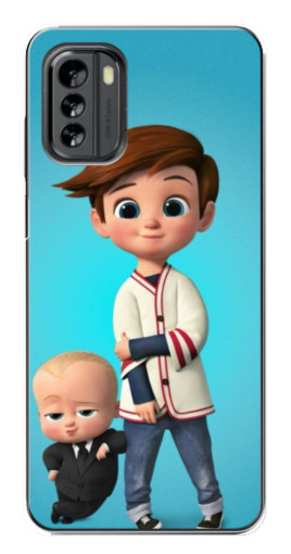 Чехол с печатью "Boss and Boy" для Nokia G60
