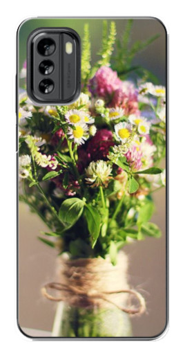 Чехол с печатью "Букет полевых цветов" для Nokia G60