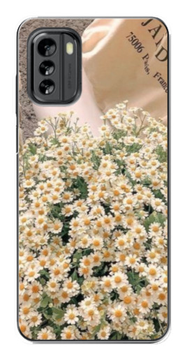 Чехол с картинкой "Букет ромашек" для Nokia G60