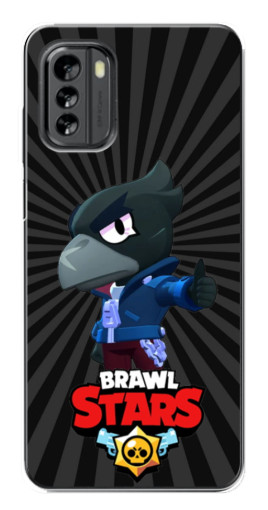 Чехол с печатью "Crow Brawl Stars" для Nokia G60