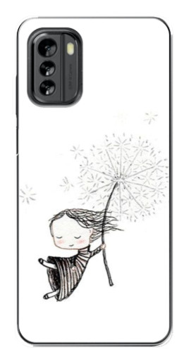 Чехол с принтом "Девочка с одуванчиком" для Nokia G60