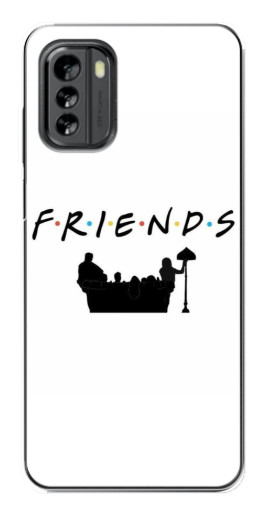 Силиконовый чехол с изображением "Друзья на диване" для Nokia G60