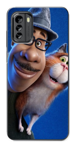 Чехол с принтом "Джо и кот" для Nokia G60