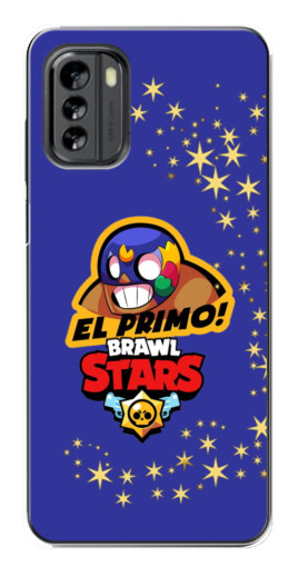 Чехол с принтом "El Primo в маске" для Nokia G60