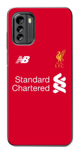 Чехол с картинкой "Форма Liverpool" для Nokia G60