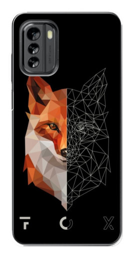 Чехол с печатью "Fox" для Nokia G60