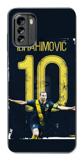 Силиконовый чехол с изображением "Ибрагимович 10" для Nokia G60