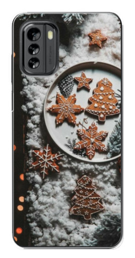 Чехол с принтом "Имбирные пряники" для Nokia G60