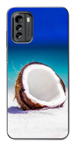 Силиконовый чехол с изображением "Кокос на пляже" для Nokia G60