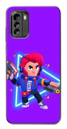Чехол с печатью "Кольт в наушниках" для Nokia G60