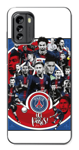 Чехол с картинкой "Команда PSG" для Nokia G60
