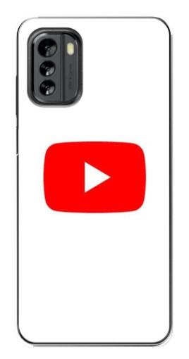 Чехол с принтом "Красная кнопка" для Nokia G60