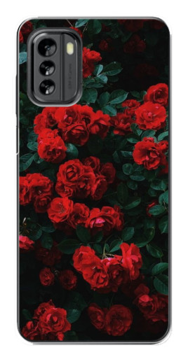 Чехол с печатью "Красные розы" для Nokia G60