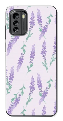 Чехол с печатью "Лавандовый фон " для Nokia G60