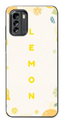 Силиконовый чехол с изображением "Lemon" для Nokia G60