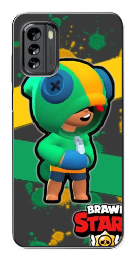 Силиконовый чехол с изображением "Leon Brawl Stars" для Nokia G60
