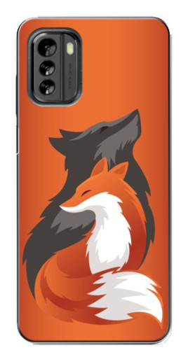 Чехол с печатью "Лиса ART" для Nokia G60