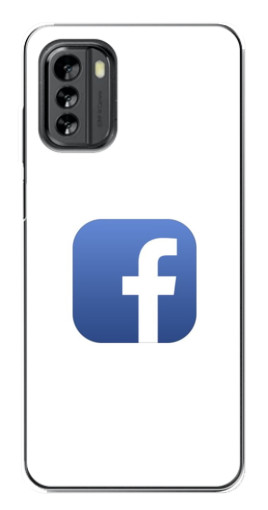 Чехол с принтом "Лого Фейсбук" для Nokia G60