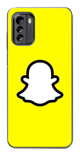 Чехол с картинкой "Лого Snapchat" для Nokia G60