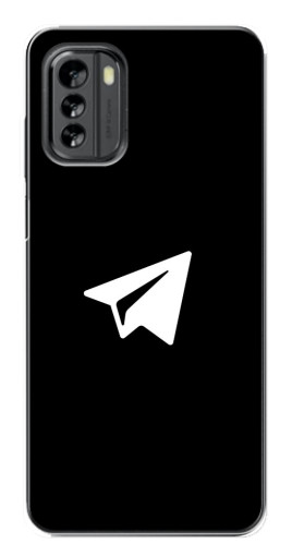 Чехол с печатью "Лого Телеграм" для Nokia G60