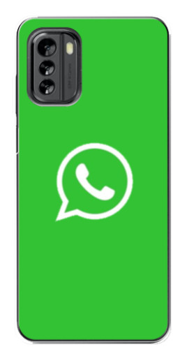 Чехол с печатью "Лого Вацап" для Nokia G60