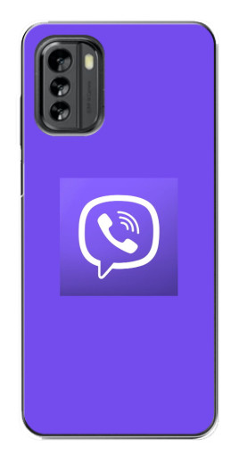 Чехол с картинкой "Лого Viber" для Nokia G60