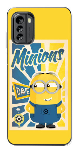 Силиконовый чехол с изображением "Minions" для Nokia G60