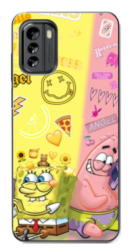 Чехол с картинкой "Модный разговор" для Nokia G60