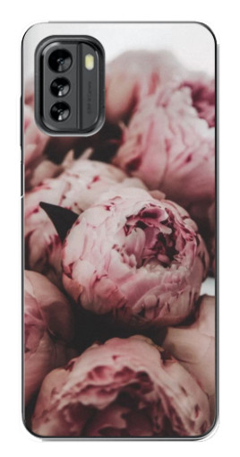 Силиконовый чехол с изображением "Нежные пионы" для Nokia G60