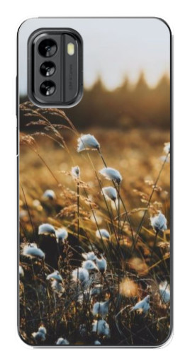 Чехол с принтом "Нежные полевые цветы" для Nokia G60