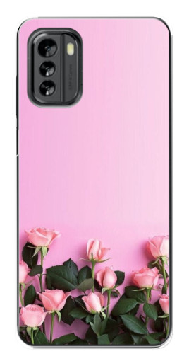 Силиконовый чехол с изображением "Нежные розы" для Nokia G60