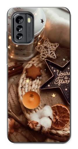 Чехол с принтом "Новогодняя атмосфера" для Nokia G60