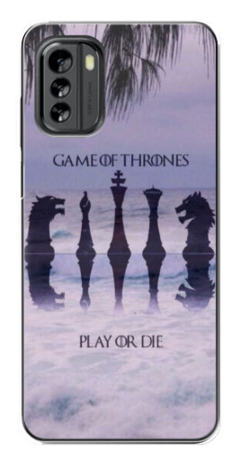 Чехол с принтом "Play or Die" для Nokia G60