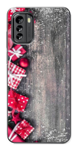 Чехол с печатью "Подарочный фон" для Nokia G60