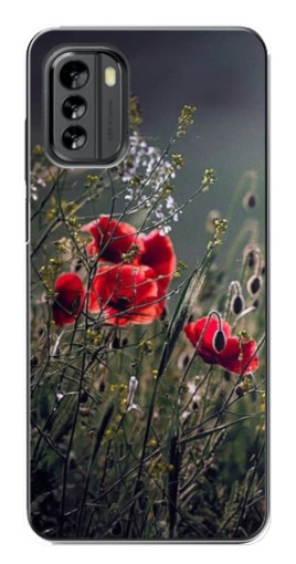 Силиконовый чехол с изображением "Поле цветов" для Nokia G60