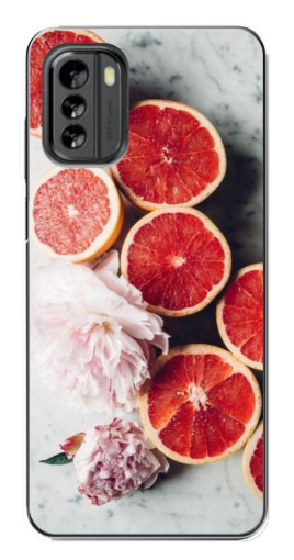 Чехол с печатью "Половинки грейпфрутов" для Nokia G60