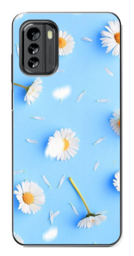 Чехол с принтом "Ромашковый фон" для Nokia G60
