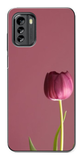 Чехол с принтом "Розовый тюльпан" для Nokia G60