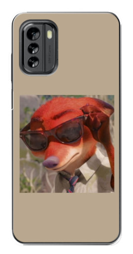 Силиконовый чехол с изображением "Стильный Ник" для Nokia G60
