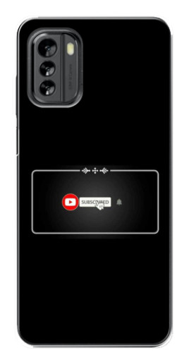 Чехол с принтом "subscribed" для Nokia G60