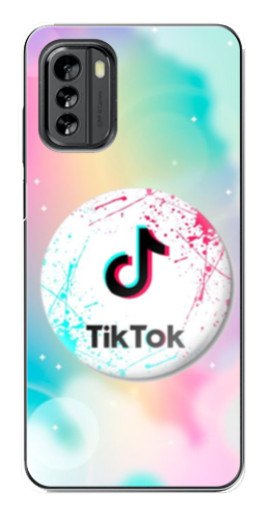 Силиконовый чехол с изображением "TikTok принт" для Nokia G60