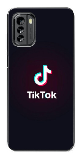 Чехол с картинкой "TikTok темный" для Nokia G60