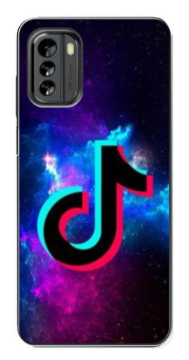 Чехол с картинкой "ТикТок в космосе" для Nokia G60