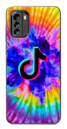 Чехол с печатью "TikTok в красках" для Nokia G60
