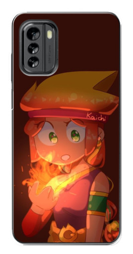 Чехол с печатью "Удивлённая Амбер" для Nokia G60
